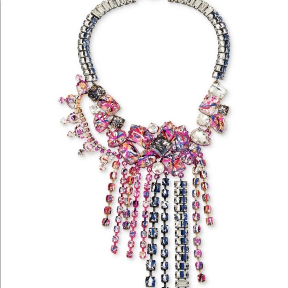 Betsey Johnson HARLEM SHUFFLE STATEMENT NECKLACE - Picture 2 of 5